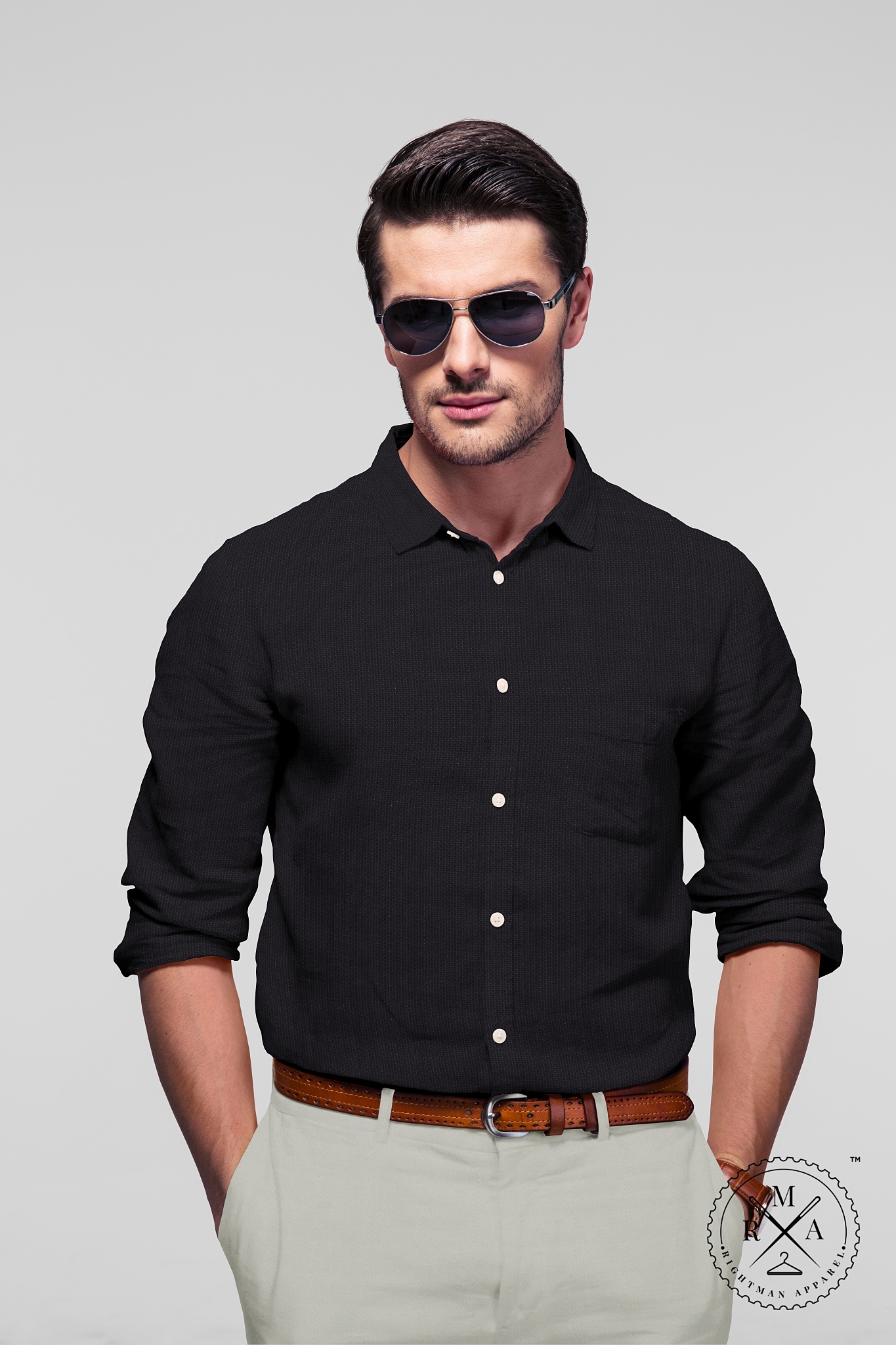 Coal Black Shirt SH276